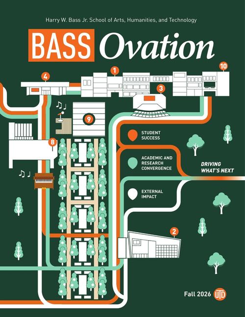 Bass Ovation, Fall 2026. A Harry W. Bass Jr.School of Arts, Humanities, and Technology publication